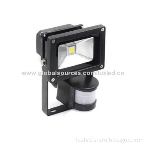 PIR LED Floodlight, PIR Sensor, COB Bridgelux Chip, High-lumen with 3-5 Years Warranty